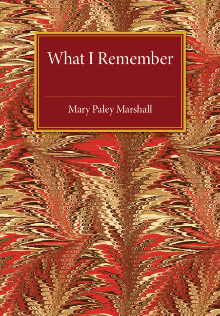 What I Remember (Paperback / softback) 9781107505094