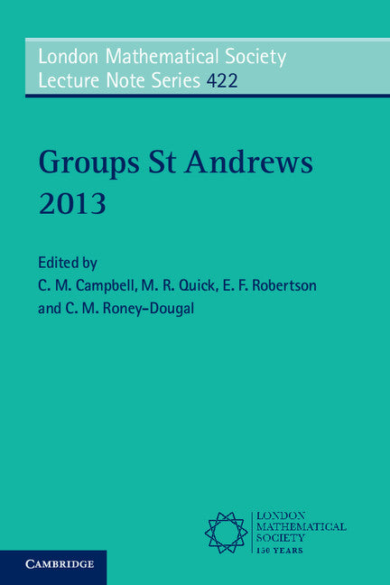 Groups St Andrews 2013 (Paperback / softback) 9781107514546