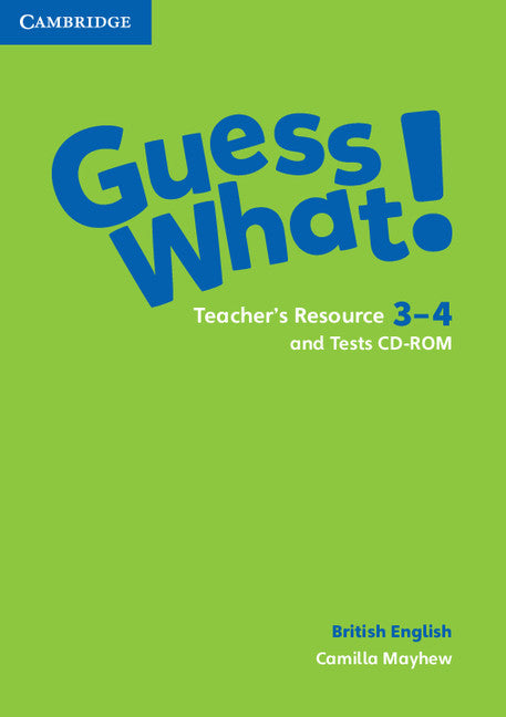 Guess What! Levels 3-4 Teacher's Resource and Tests CD-ROMs (Multiple-component retail product, part(s) enclosed) 9781107528260