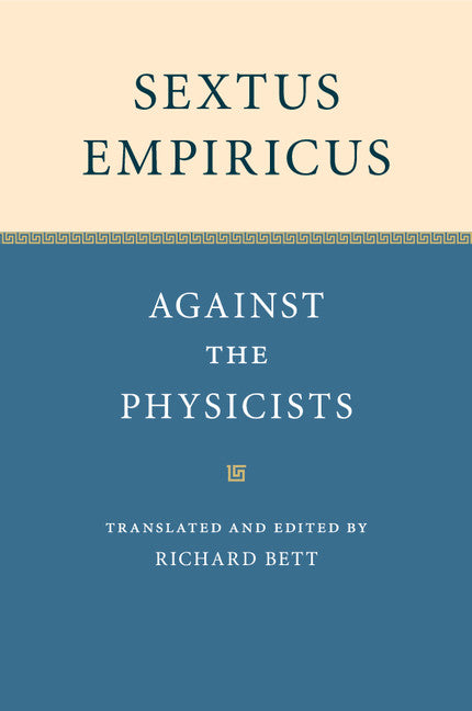 Sextus Empiricus (Paperback / softback) 9781107532274