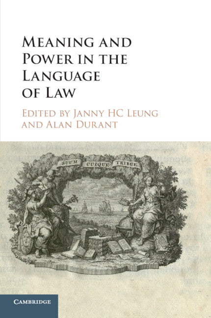 Meaning and Power in the Language of Law (Paperback / softback) 9781107533158