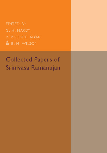 Collected Papers of Srinivasa Ramanujan (Paperback / softback) 9781107536517