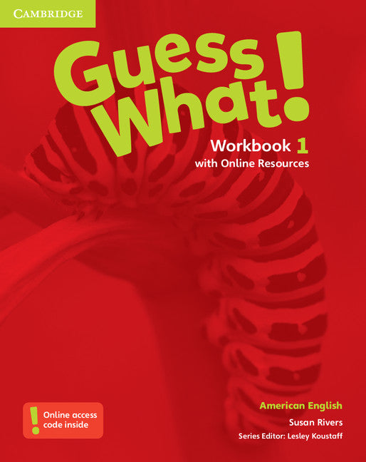 Guess What! American English Level 1 Workbook with Online Resources (Multiple-component retail product) 9781107556577