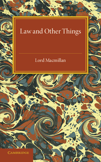 Law and Other Things (Paperback / softback) 9781107586536