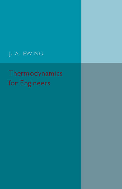 Thermodynamics for Engineers (Paperback / softback) 9781107594760