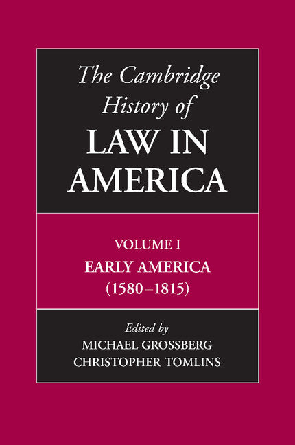 The Cambridge History of Law in America (Paperback / softback) 9781107605053