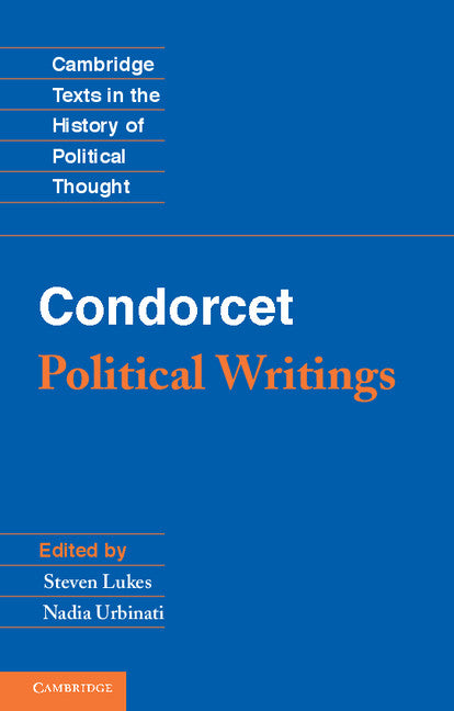 Condorcet: Political Writings (Paperback / softback) 9781107605398