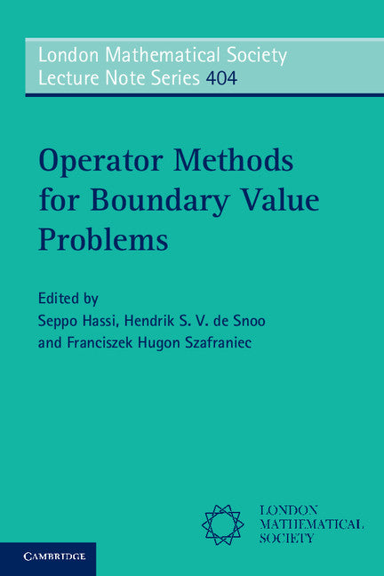 Operator Methods for Boundary Value Problems (Paperback / softback) 9781107606111