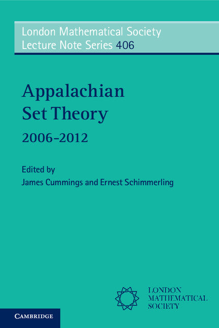 Appalachian Set Theory; 2006–2012 (Paperback / softback) 9781107608504