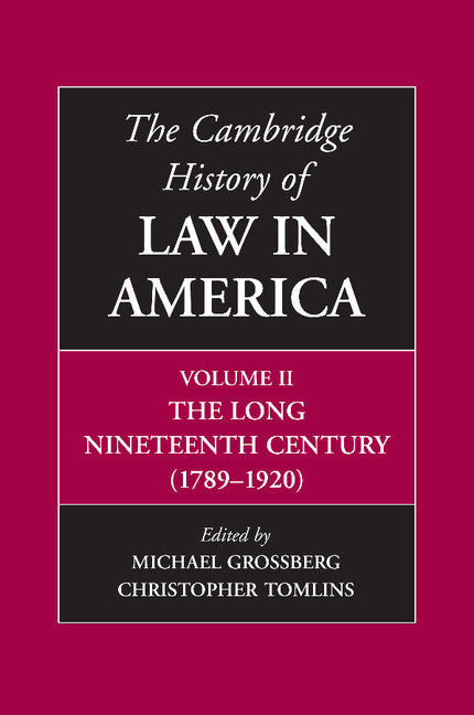 The Cambridge History of Law in America (Paperback / softback) 9781107608658