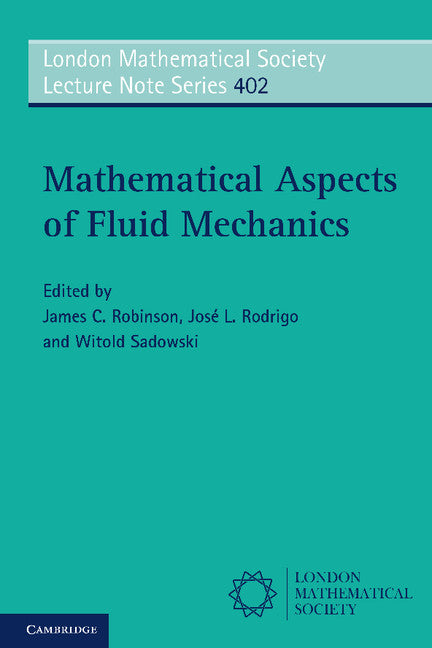 Mathematical Aspects of Fluid Mechanics (Paperback / softback) 9781107609259