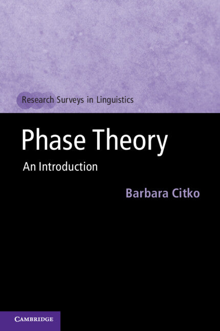Phase Theory; An Introduction (Paperback / softback) 9781107612433