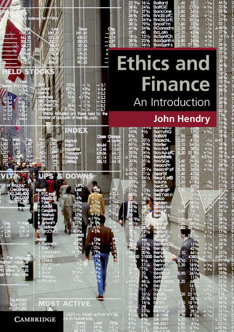 Ethics and Finance; An Introduction (Paperback / softback) 9781107612488