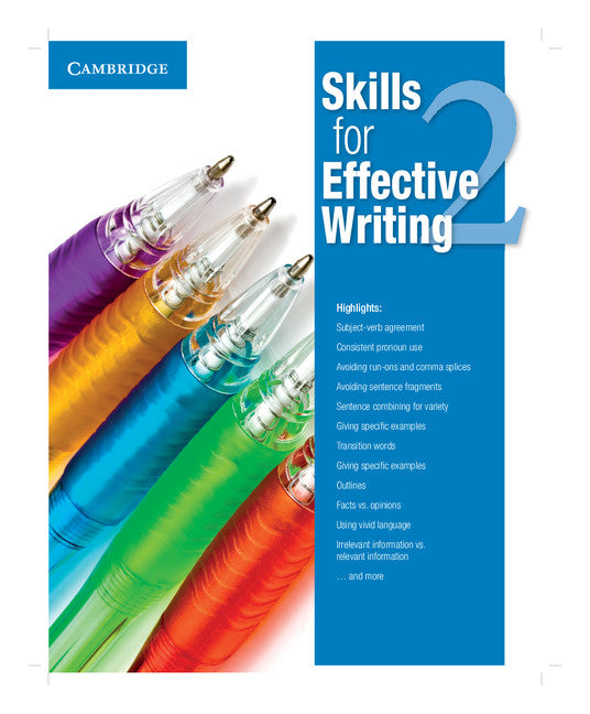 Skills for Effective Writing Level 2 Student's Book (Paperback / softback) 9781107613539