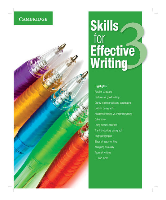 Skills for Effective Writing Level 3 Student's Book (Paperback / softback) 9781107613560