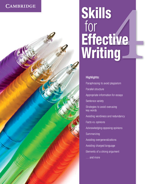 Skills for Effective Writing Level 4 Student's Book (Paperback / softback) 9781107613577