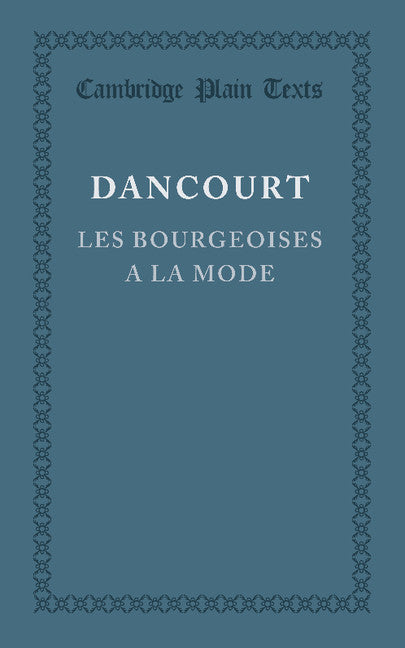 Les bourgeoises a la mode (Paperback / softback) 9781107613607