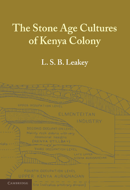 The Stone Age Cultures of Kenya Colony (Paperback / softback) 9781107615472