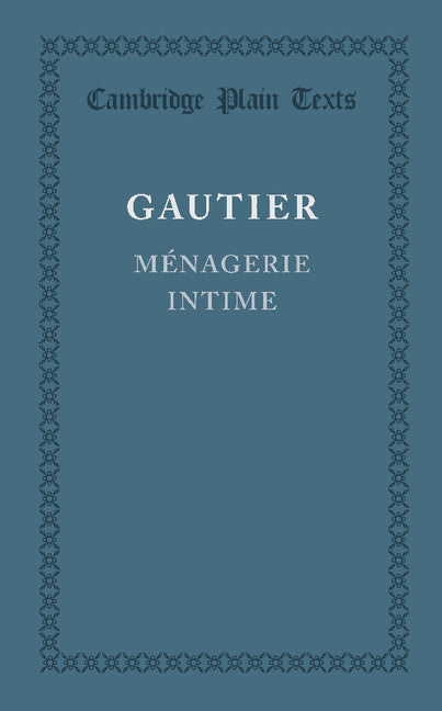 Menagerie intime (Paperback / softback) 9781107615557