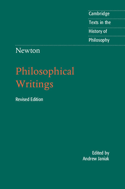 Newton: Philosophical Writings (Paperback / softback) 9781107615939