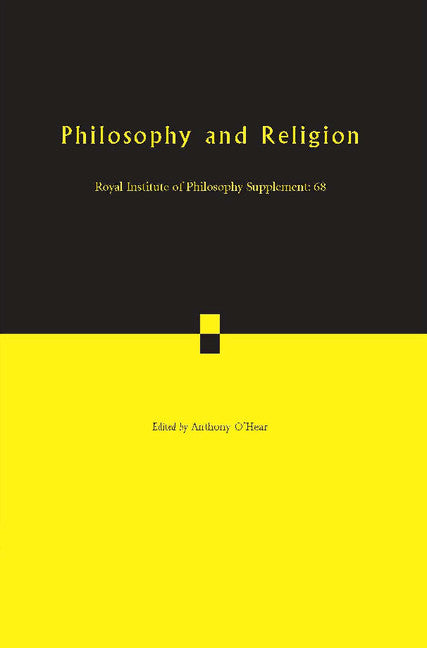 Philosophy and Religion (Paperback / softback) 9781107615984