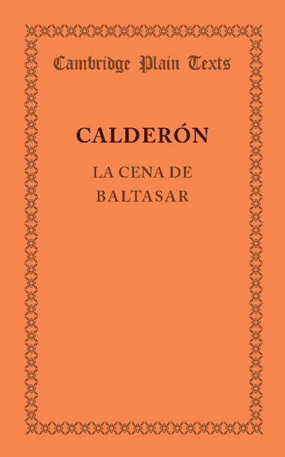 La Cena de Baltasar (Paperback / softback) 9781107619098