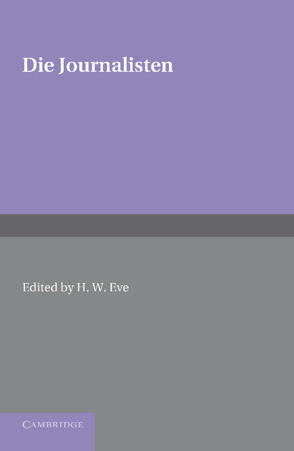 Die Journalisten (Paperback / softback) 9781107619944