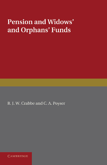 Pension and Widows' and Orphans' Funds (Paperback / softback) 9781107621749