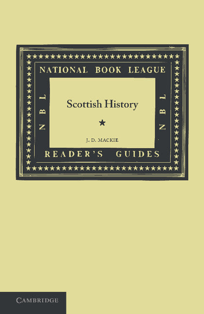 Scottish History (Paperback / softback) 9781107622166