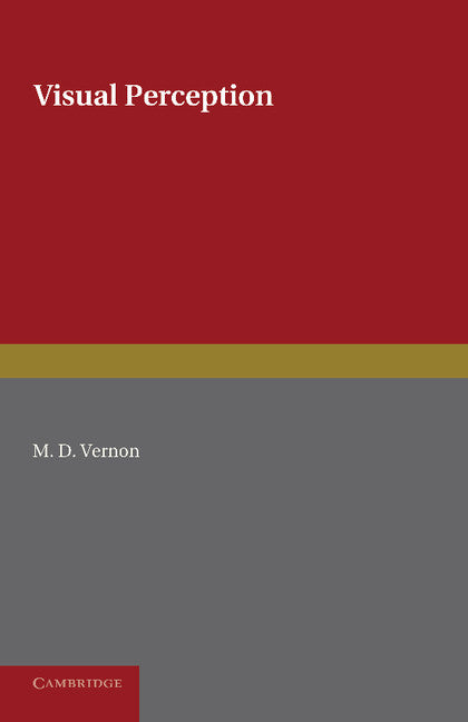 Visual Perception (Paperback / softback) 9781107624825