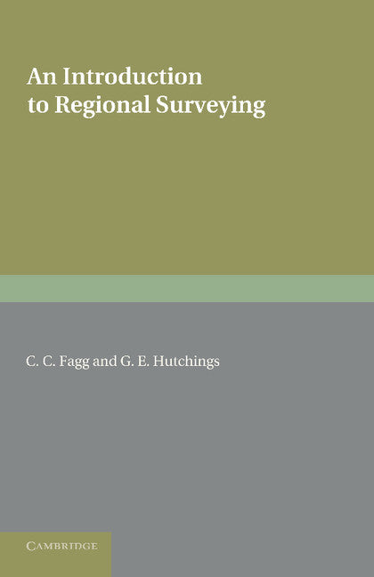 An Introduction to Regional Surveying (Paperback / softback) 9781107626591