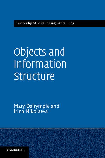 Objects and Information Structure (Paperback / softback) 9781107627376