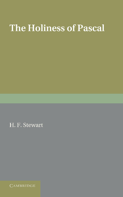 The Holiness of Pascal (Paperback / softback) 9781107628946