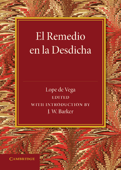El remedio en la desdicha (Paperback / softback) 9781107629325