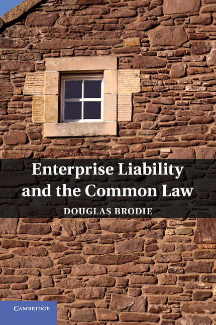 Enterprise Liability and the Common Law (Paperback / softback) 9781107630109