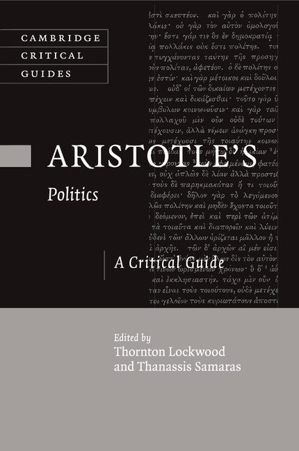 Aristotle's Politics; A Critical Guide (Paperback / softback) 9781107631007