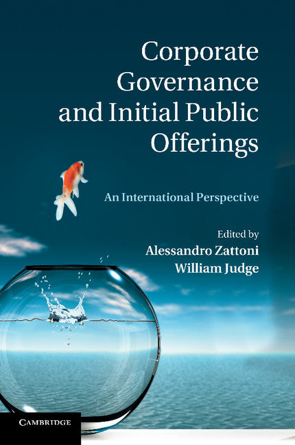 Corporate Governance and Initial Public Offerings; An International Perspective (Paperback / softback) 9781107635692