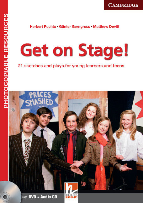 Get on Stage! Teacher's Book with DVD and Audio CD; 21 Sketches and Plays for Young Learners and Teens (Multiple-component retail product, part(s) enclosed) 9781107637757