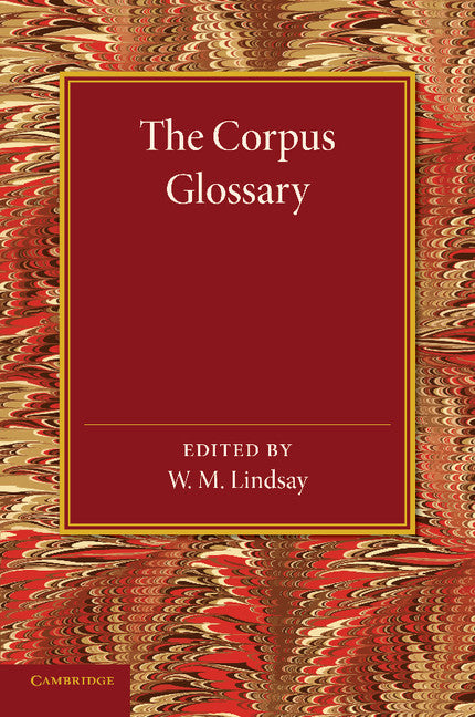 The Corpus Glossary (Paperback / softback) 9781107637818