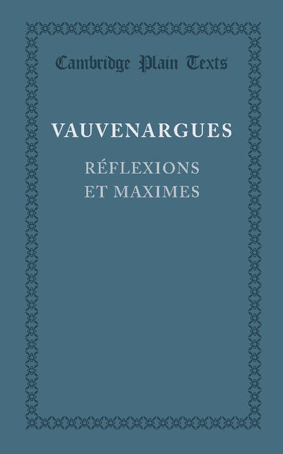 Reflexions et maximes (Paperback / softback) 9781107644052