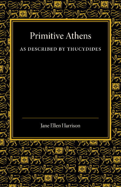 Primitive Athens as Described by Thucydides (Paperback / softback) 9781107644243