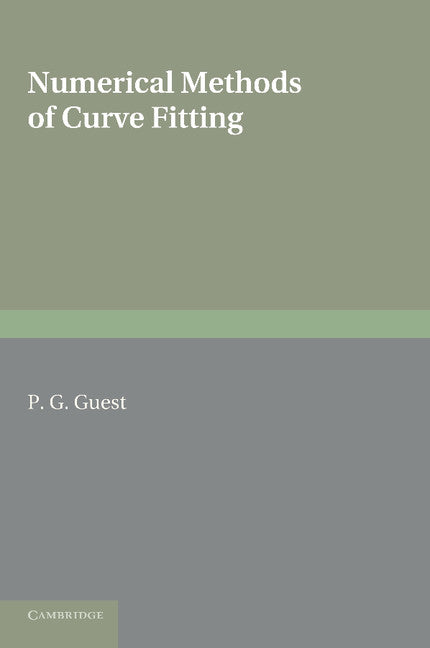 Numerical Methods of Curve Fitting (Paperback / softback) 9781107646957