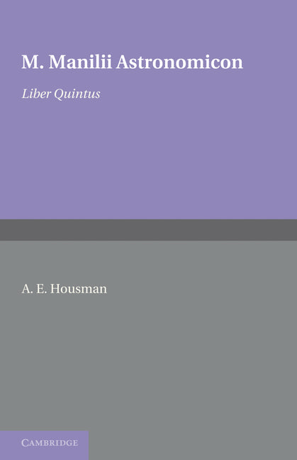 Astronomicon: Volume 5, Liber Quintus (Paperback / softback) 9781107648050