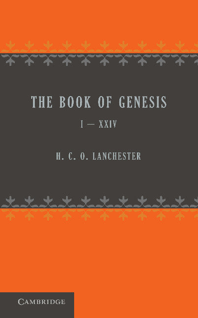 The Book of Genesis 1–24 (Paperback / softback) 9781107652712