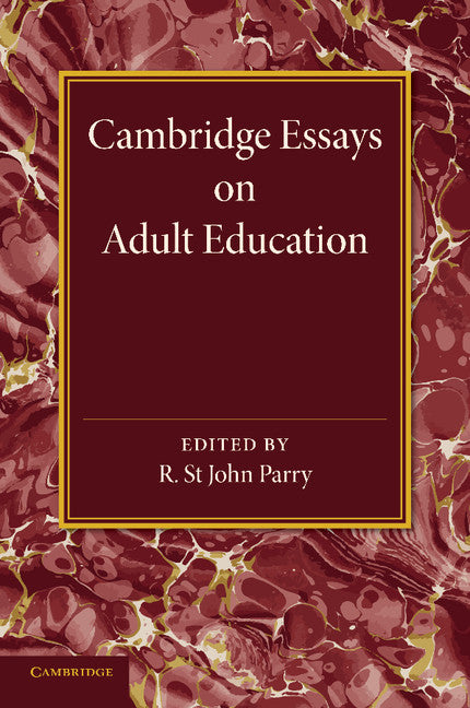 Cambridge Essays on Adult Education (Paperback / softback) 9781107656574