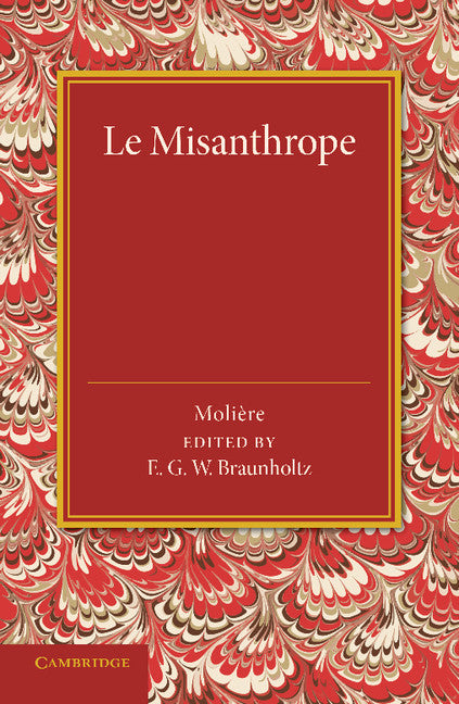 Le Misanthrope (Paperback / softback) 9781107658462
