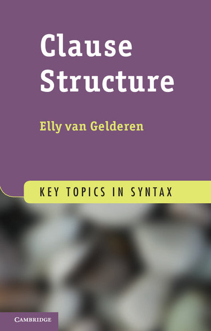 Clause Structure (Paperback / softback) 9781107659810