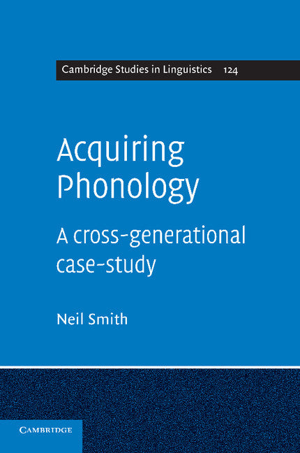 Acquiring Phonology; A Cross-Generational Case-Study (Paperback / softback) 9781107662957