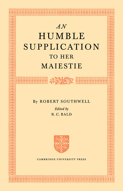 An Humble Supplication to her Maiestie (Paperback / softback) 9781107668331