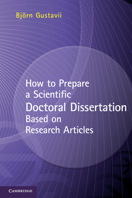 How to Prepare a Scientific Doctoral Dissertation Based on Research Articles (Paperback / softback) 9781107669048